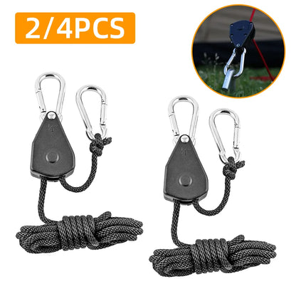 Adjustable 8inch Pulley Hook Camping Tent