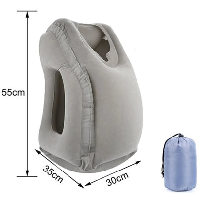 Upgraded Inflatable Air Cushion Travel Pillow