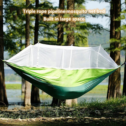 Portable Outdoor Camping Leisure Double Mosquito Net Hammocks